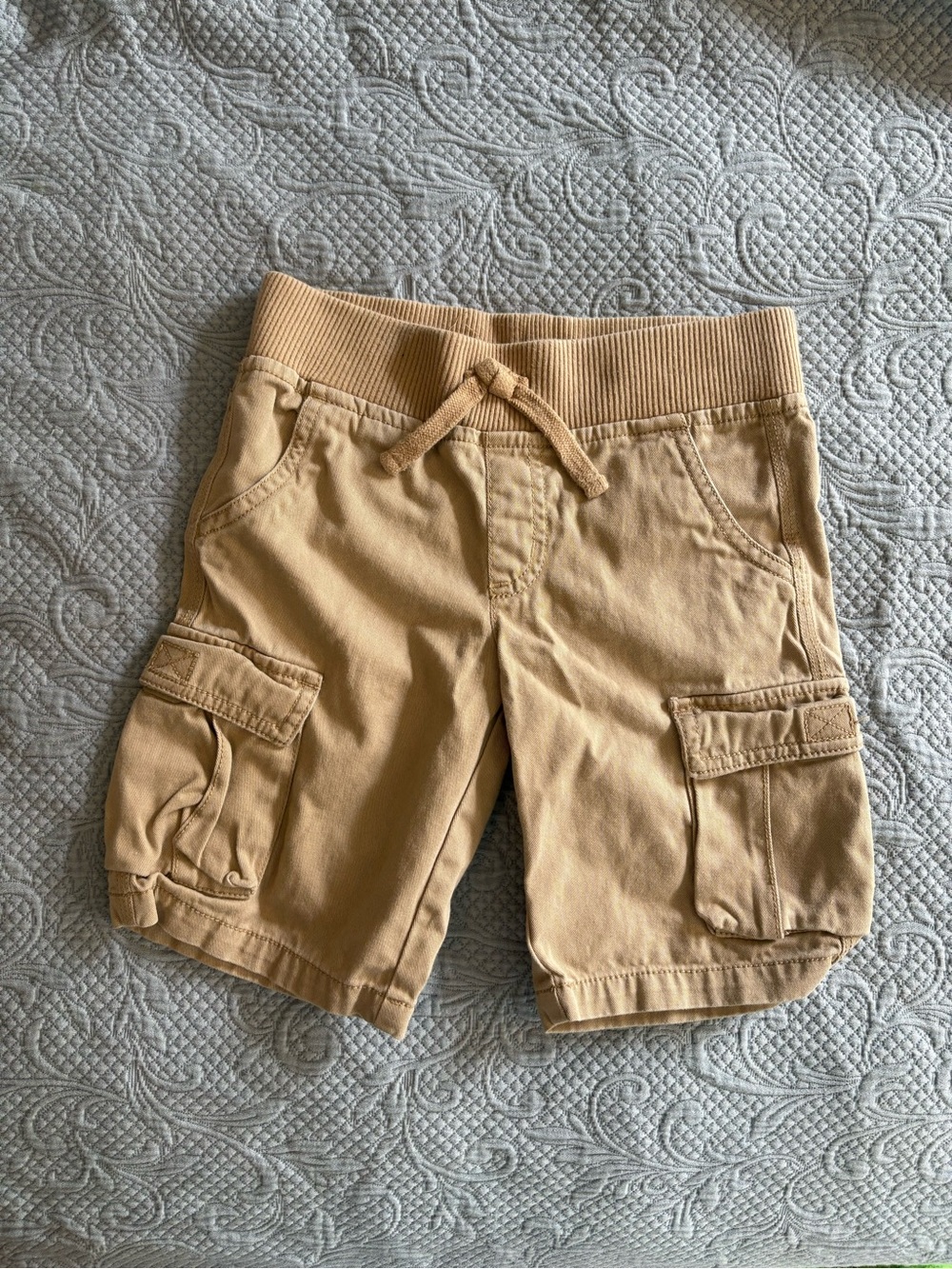 Crazy 8 Tan Pull-On Cargo Shorts for Kids